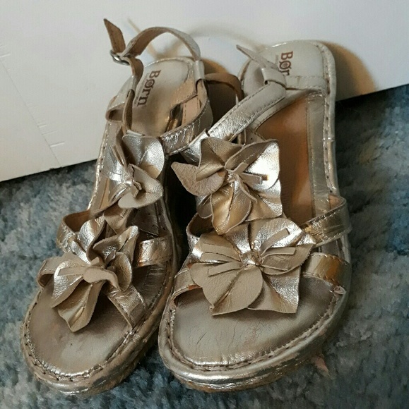 Born leather wedges - Picture 3 of 4